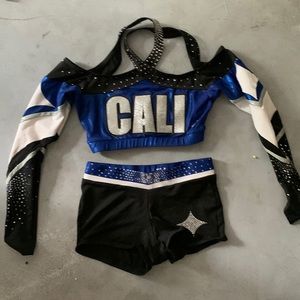 california all stars uniform bullets size small level 5